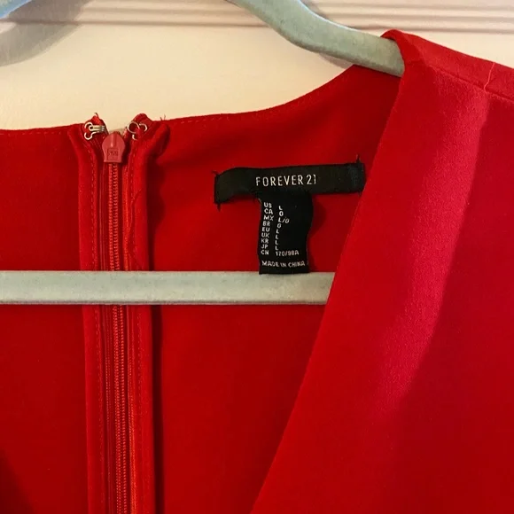 Forever 21 Red Dress - Picture 3 of 3